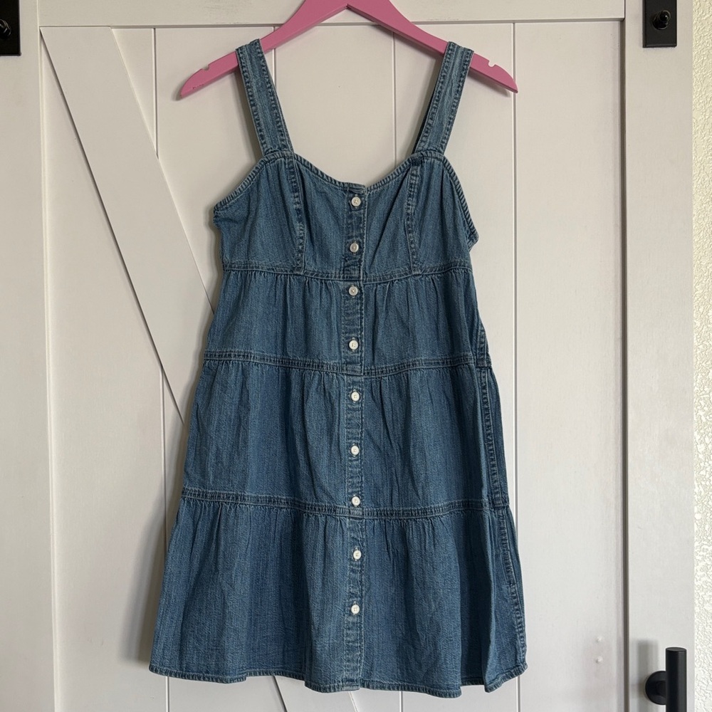 Levi's Blue Denim Mini Dress